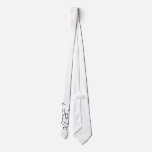 Affe-Krawatte Krawatte (Rückseite)