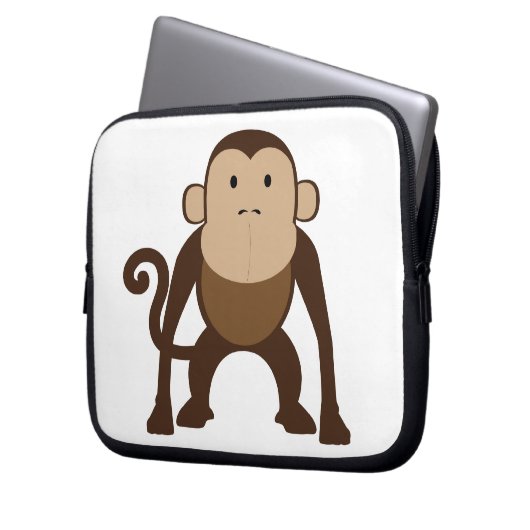 Affe Laptopschutzhülle (Vorderseite Links)