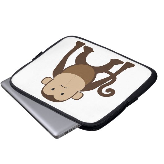 Affe Laptopschutzhülle (Vorne Knopf)