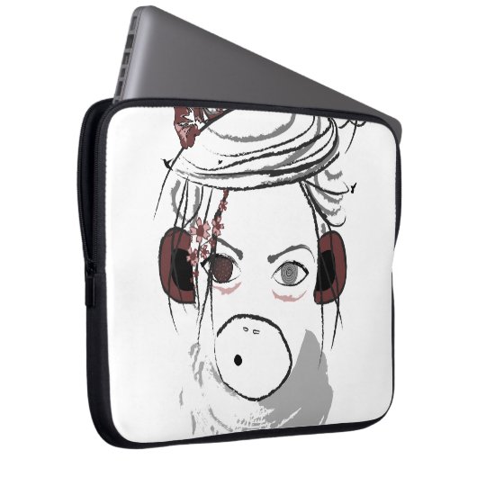 Affe. Laptopschutzhülle (Vorne Rechts)