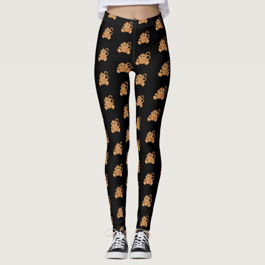 Affe Leggings (Vorderseite)