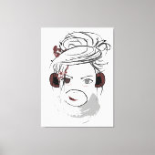 Affe. Leinwanddruck (Vorderseite)