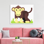 Affe Leinwanddruck (Insitu (Wohnzimmer))