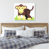 Affe Leinwanddruck (Insitu (Schlafzimmer))