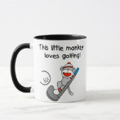 Affe-Liebe-Golf spielen Tasse (Links)
