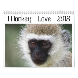 Affe-Liebe-Kalender 2018 Kalender