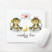 Affe-Liebe Mousepad (Mit Mouse)