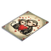 Affe Liebe Notizblock (Linke Seite)
