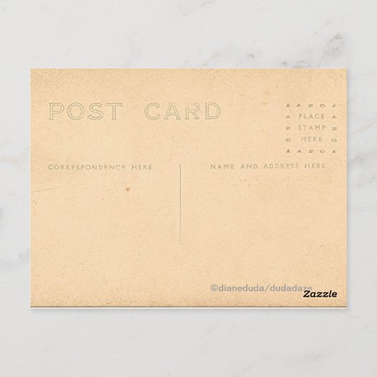 Affe Liebe - Postkarte (Rückseite)