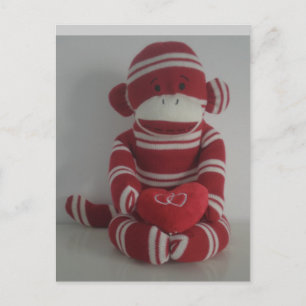 Affe Liebe Postkarte