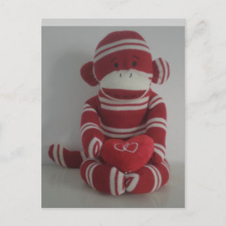 Affe Liebe Postkarte