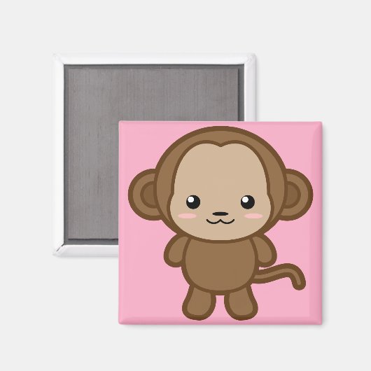 Affe Magnet (Vorderseite/Rückseite)