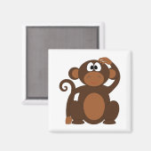 Affe Magnet (Vorderseite/Rückseite)