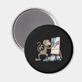 Affe Magnet (Vorderseite/Rückseite)