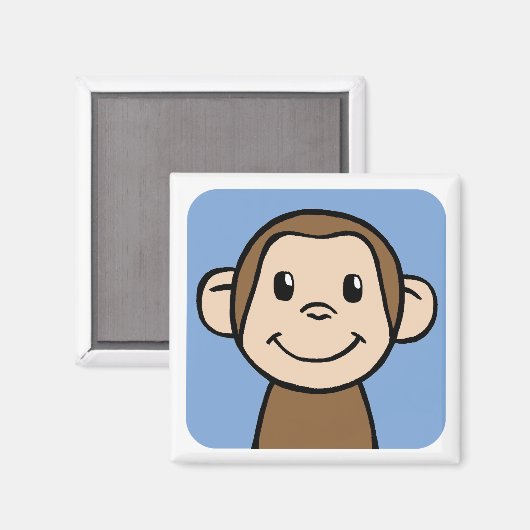 Affe Magnet (Vorderseite/Rückseite)