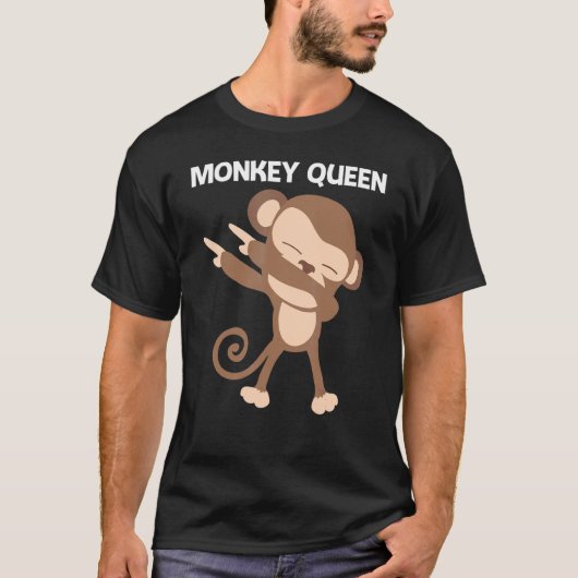 Affe Mama Ape Zoo Wildtier T-Shirt (Vorderseite)