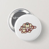 Affe-Mama Button (Vorne & Hinten)