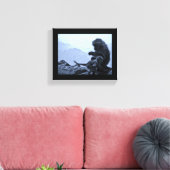 Affe Mama und Baby Leinwanddruck (Insitu (Wohnzimmer))