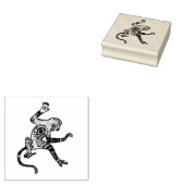 Affe, Mandala Monkey Art Wood Art Briefmarke Gummistempel (Stempel)