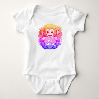 Affe, meine Mutter Baby Strampler
