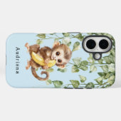 Affe mit Banana-Jungle-Tier Case-Mate iPhone Hülle (Rückseite (Horizontal))