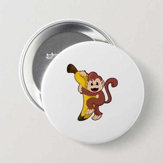 Affe mit Banane (1).PNG Button (Vorne & Hinten)