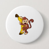 Affe mit Banane (1).PNG Button (Vorderseite)