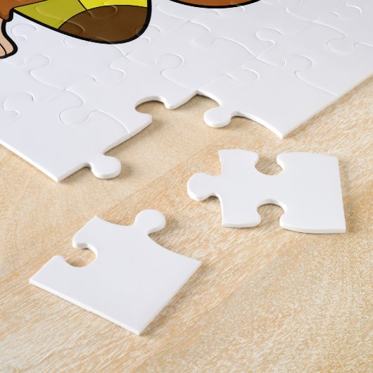 Affe mit Banane Puzzle (Seite)