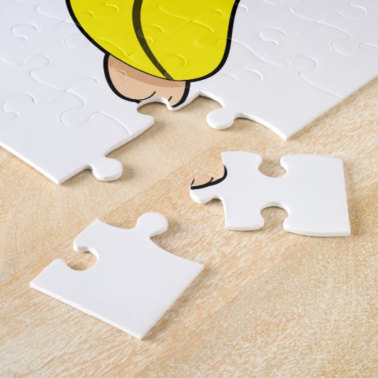 Affe mit Banane Puzzle (Seite)