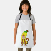 Affe mit Banane Schürze (Insitu)
