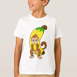 Affe mit Banane T-Shirt