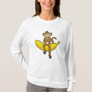 Affe mit Banane T-Shirt
