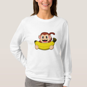 Affe mit Banane T-Shirt