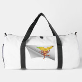 Affe mit Banane unter dem Pflaster Duffle Bag (Rückseite)