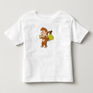 Affe mit Bananen Kleinkind T-shirt