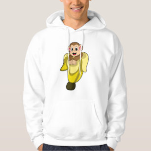 Affe mit Bananenschale Hoodie