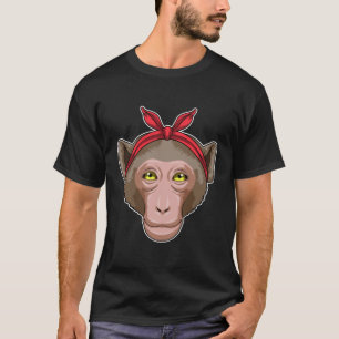Affe mit Bandana T-Shirt