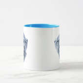 Affe mit Brille lachen Tasse (Zentrum)