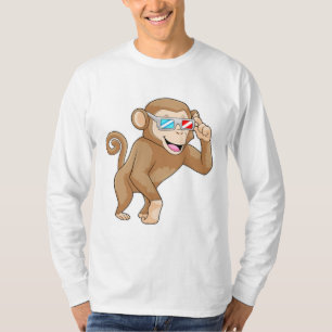 Affe mit Brille T-Shirt