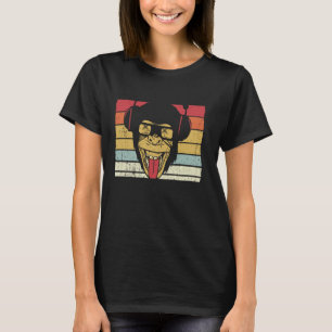 Affe mit DJ-Kopfhörer und Sonnenbrille Affe VI T-Shirt