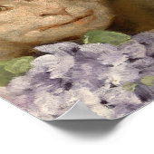 Affe mit einem Bouquet von Violets | Gabriel von M Poster (Ecke)