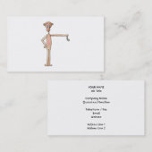 Affe mit einer Socke Visitenkarte (Vorne/Hinten)