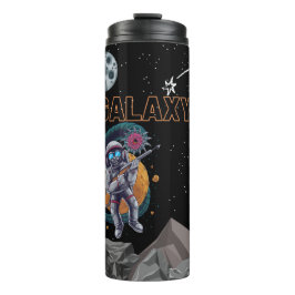 Affe mit einer Waffe aus dem All, Galaxie Thermosbecher