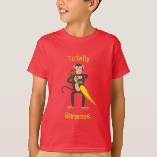 Affe mit Flammenwerfer T-Shirt (Vorderseite)