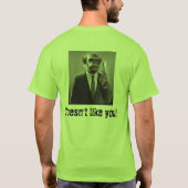 Affe mit Gewehr T-Shirt (Rückseite)