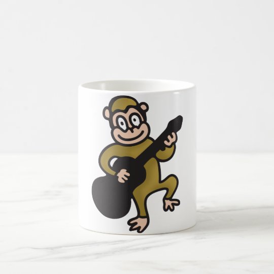 Affe mit Gitarre Kaffeetasse