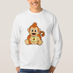 Affe mit Kaffee-Cup T-Shirt