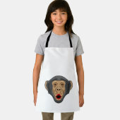 Affe mit Kiss Mund Schürze (Insitu)