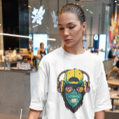Affe mit Kopfhörern T-Shirt
