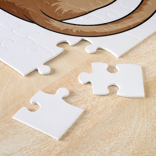 Affe mit Lollipop Puzzle (Seite)